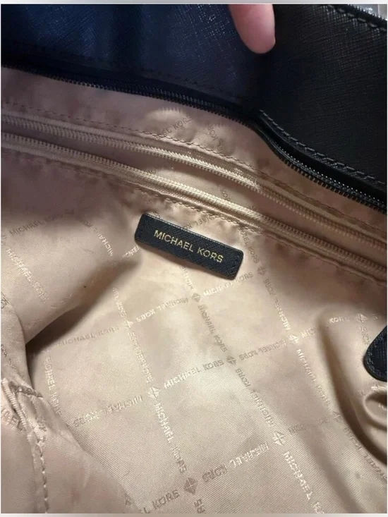 Michael Kors Beige Leopard-Print Tote Bag REHABED - Picture 12 of 13